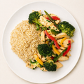 Chicken and vegetables stir-fry