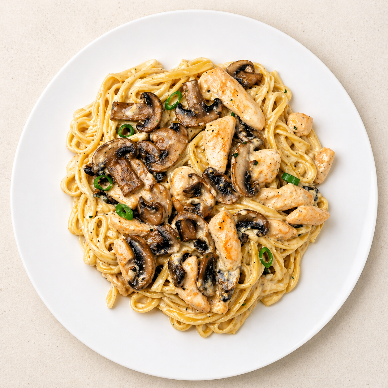 Fettuccine Creamy Chicken